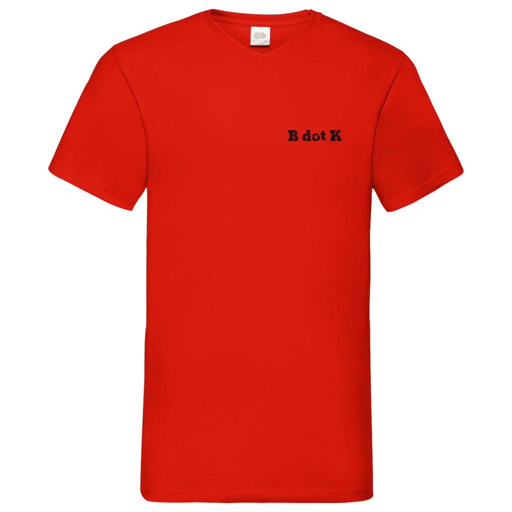 B dot K eco Mask back - V-Neck T-Shirt bright