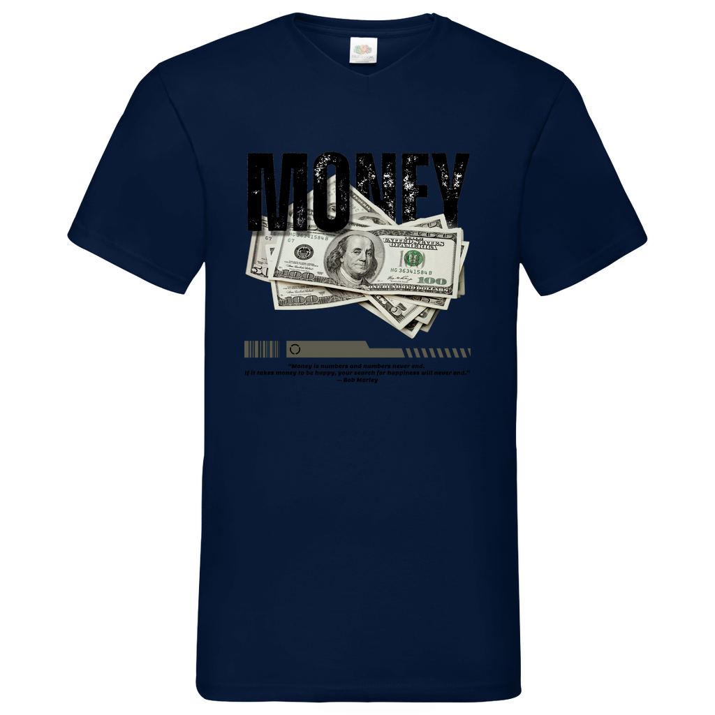 Money-Marly -  V-Neck T-Shirt bright