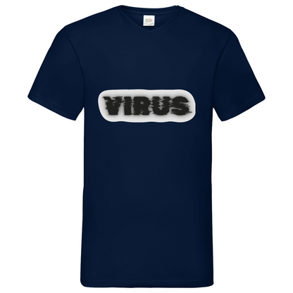 Virus - V-Neck T-Shirt - bright