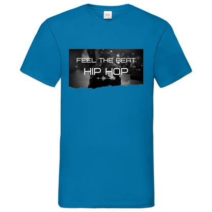Feel HipHop - V-Neck T-Shirt bright
