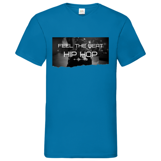 Feel HipHop - V-Neck T-Shirt bright
