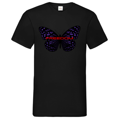 Freedom - V-Neck T-Shirt bright
