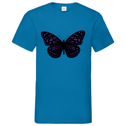 Butterfly purple - V-Neck T-Shirt