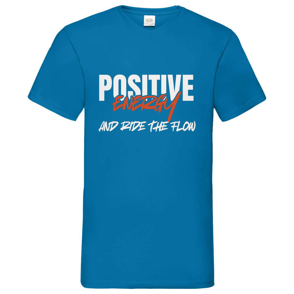 Positive Energy- V-Neck T-Shirt dark
