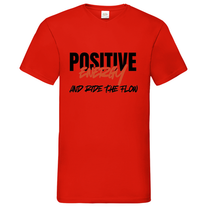 Positive Energy- V-Neck T-Shirt dark