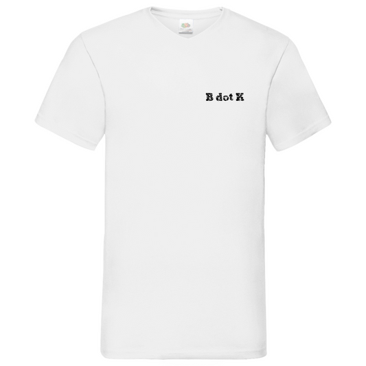 B dot K eco Mask back - V-Neck T-Shirt bright