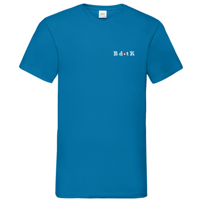 B dot K eco  Mask back - V-Neck T-Shirt dark