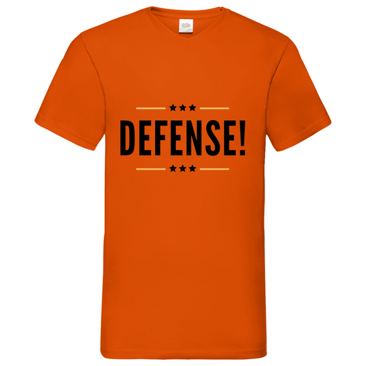 Defense - V-Neck T-Shirt bright