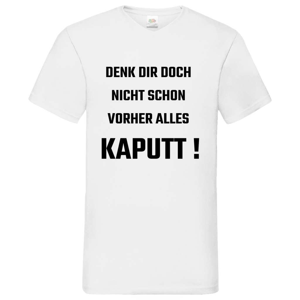 Kaputt - V-Neck T-Shirt bright