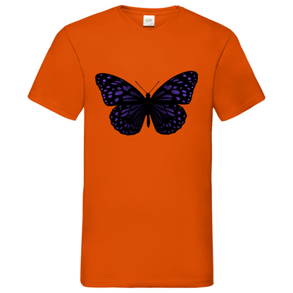 Butterfly purple - V-Neck T-Shirt