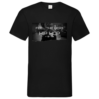 Feel HipHop - V-Neck T-Shirt bright