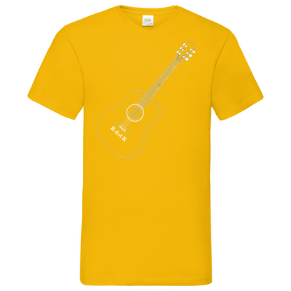 B dot K eco guitar - V-Neck T-Shirt dark