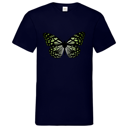Butterfly green - V-Neck T-Shirt