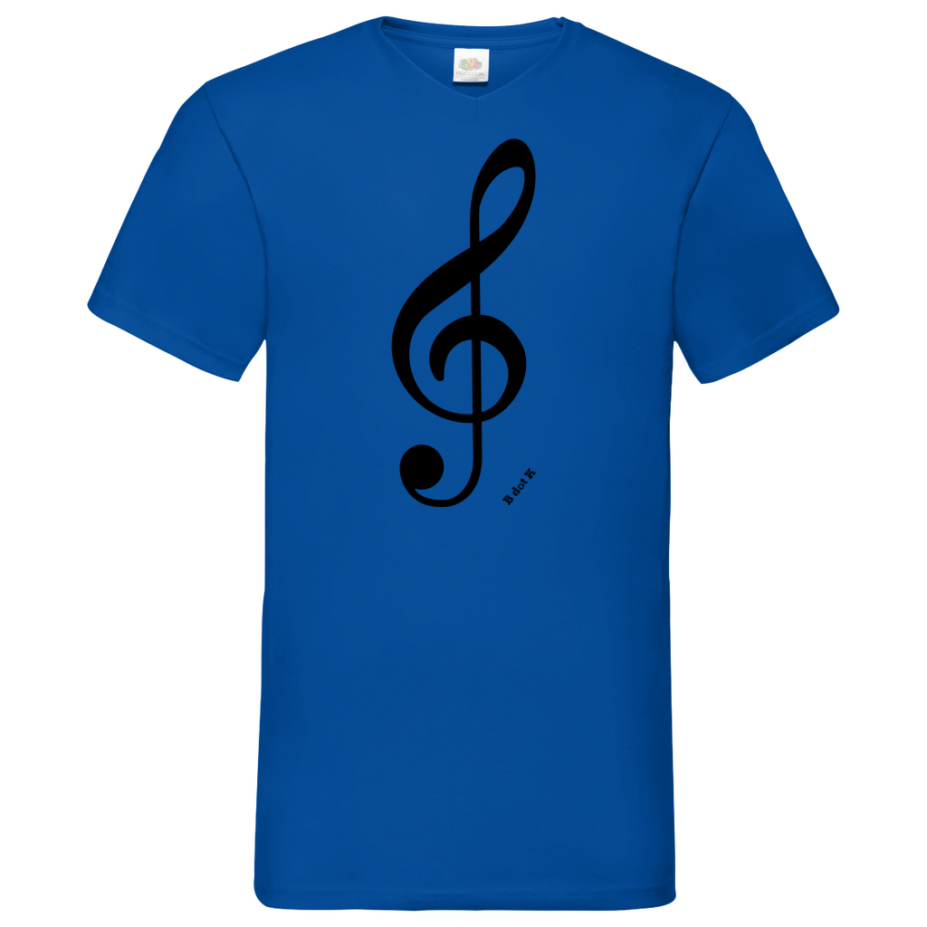 B dot K eco notekey - V-Neck T-Shirt bright