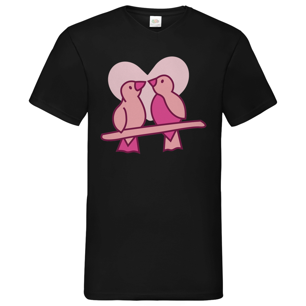 Couple Bird - V-Neck T-Shirt