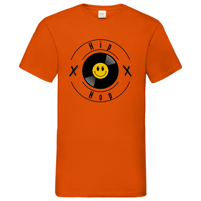 HipHop smily - V-Neck T-Shirt