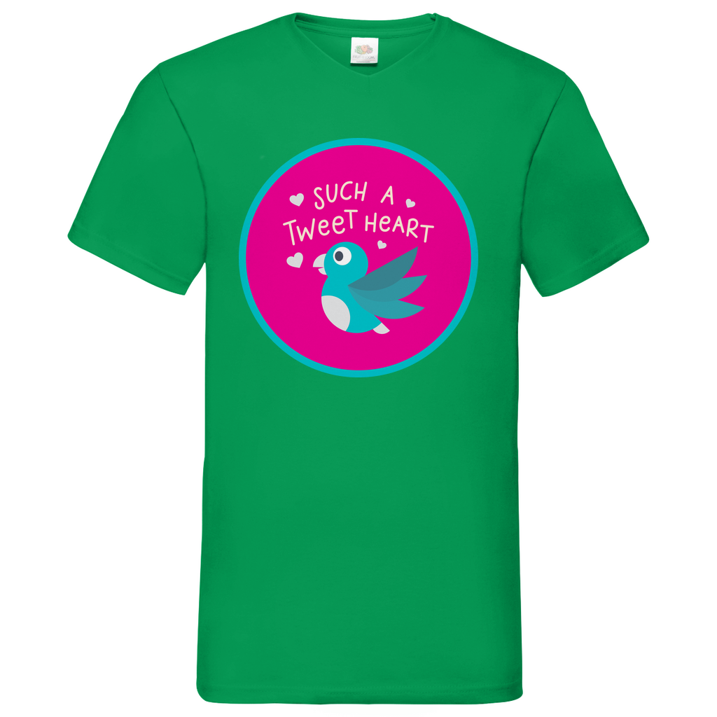 Tweet Herat - V-Neck T-Shirt