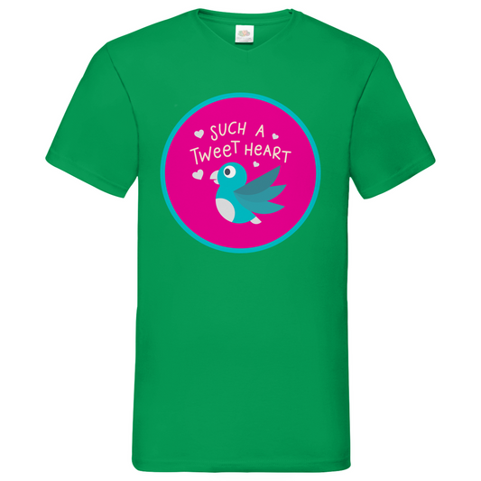 Tweet Herat - V-Neck T-Shirt
