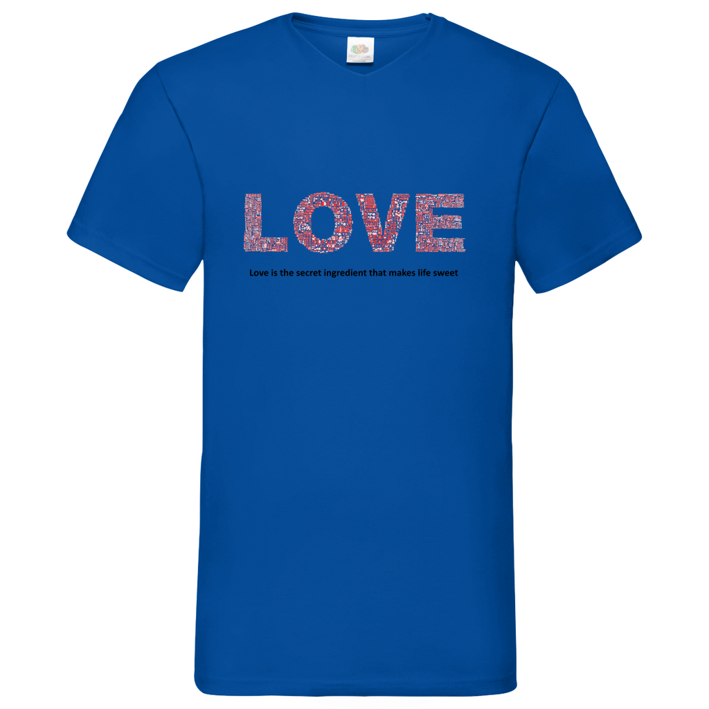 Love -  V-Neck T-Shirt bright