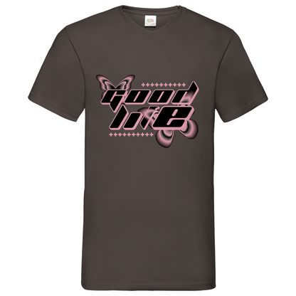 good life -  V-Neck T-Shirt bright