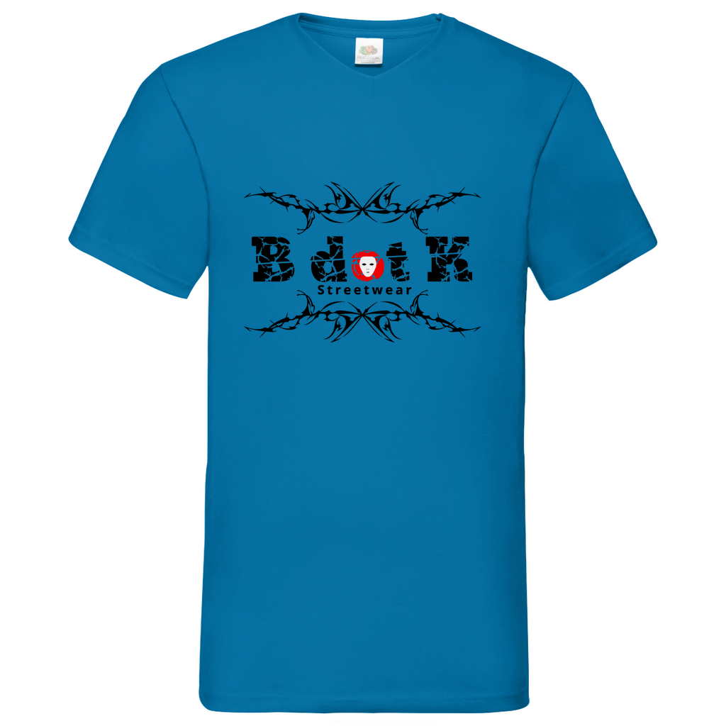 B dot K Streetware - V-Neck T-Shirt - bright