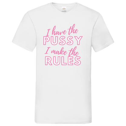 Pussy - V-Neck T-Shirt dark