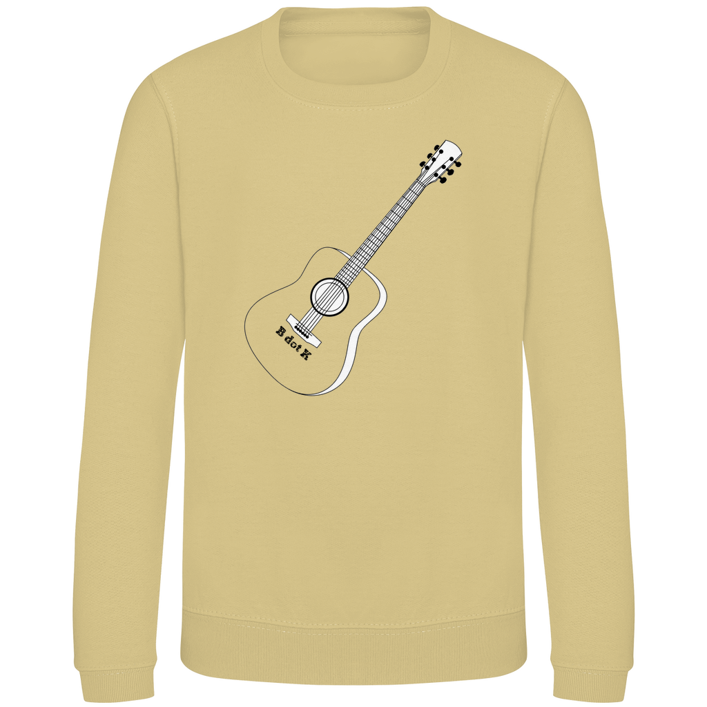 eco Sweatshirt Kids - Guitar B dot K  / bright