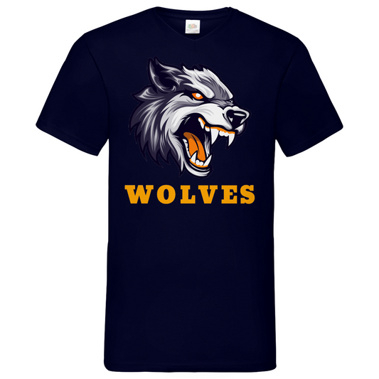 Wolfes - V-Neck T-Shirt