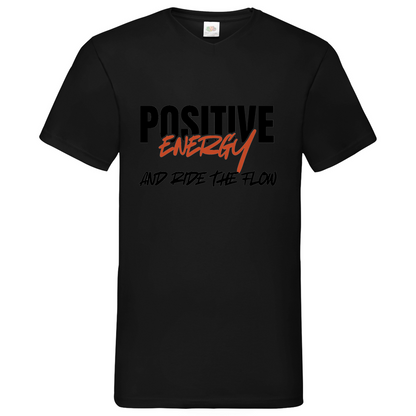 Positive Energy- V-Neck T-Shirt dark