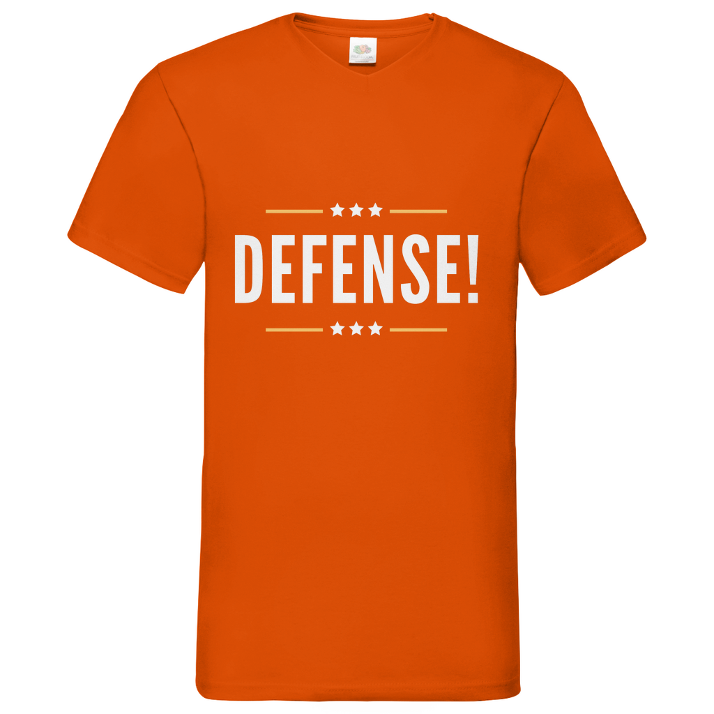 Defense - V-Neck T-Shirt dark