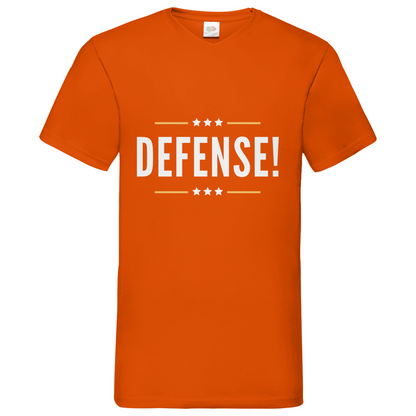 Defense - V-Neck T-Shirt dark
