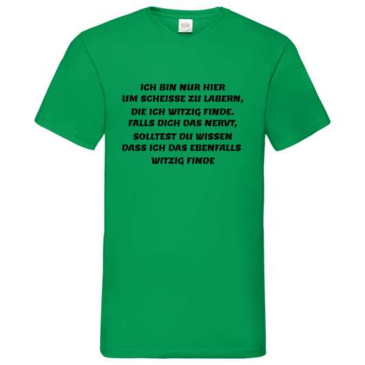 Labern - V-Neck T-Shirt bright