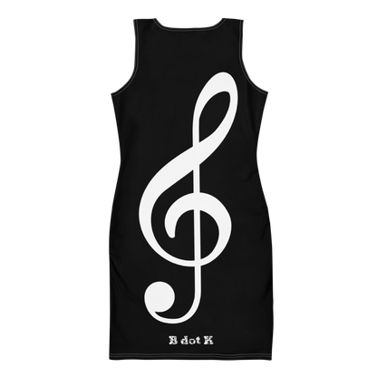 Bodycon Sound - B dot K black/white