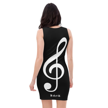 Bodycon Sound - B dot K black/white