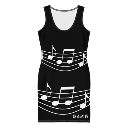 Bodycon Sound - double B dot K black/white