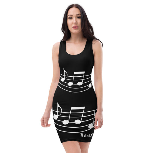 Bodycon Sound - double B dot K black/white