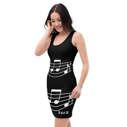 Bodycon Sound - double B dot K black/white