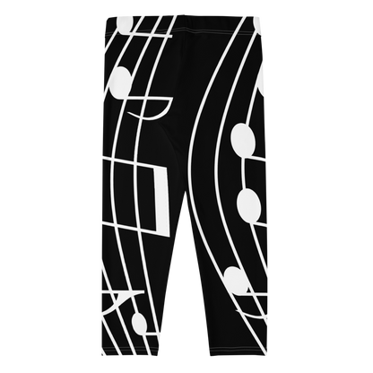 Capri-Leggings - Sound B dot K black/white