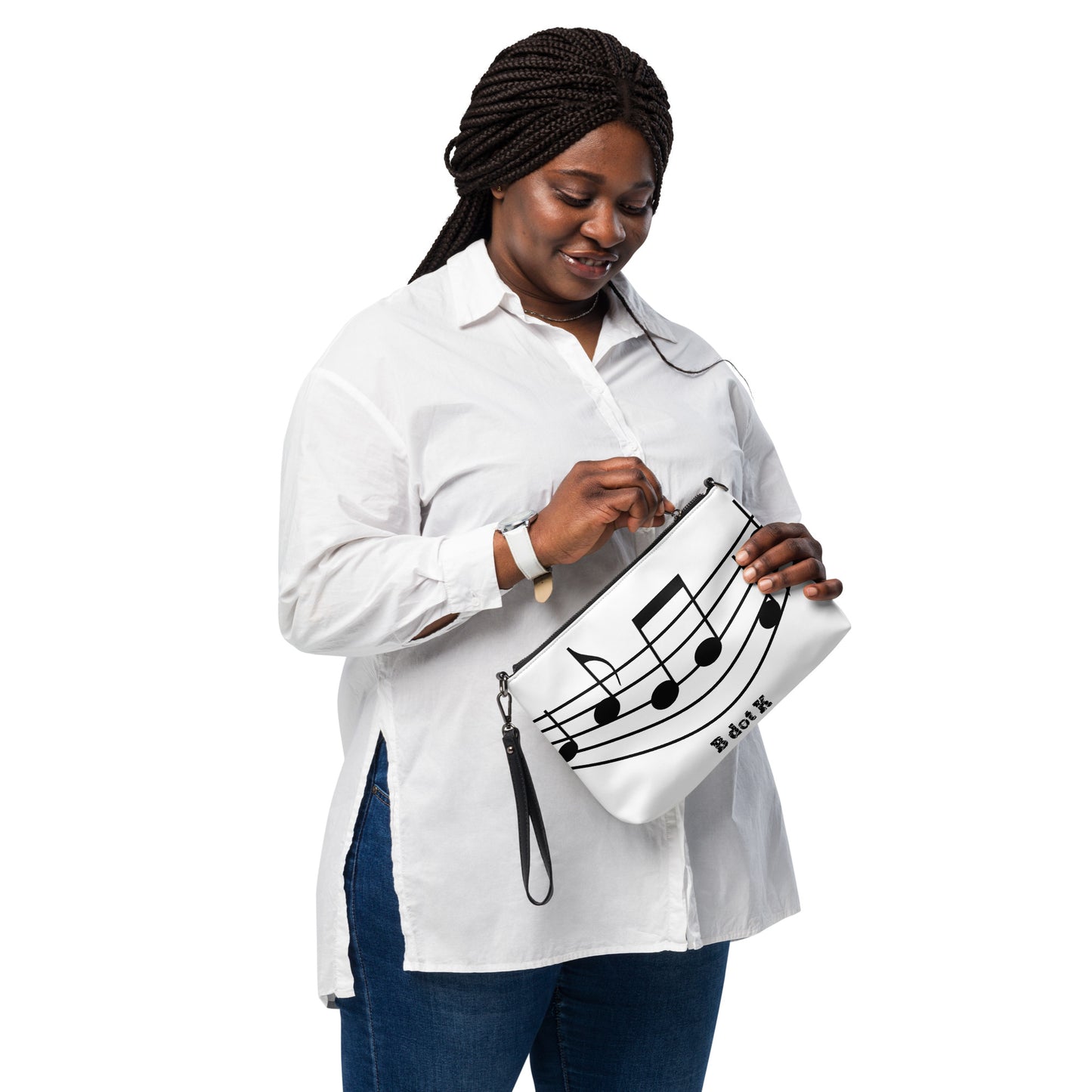 Crossbody bag - Sound B dot K white