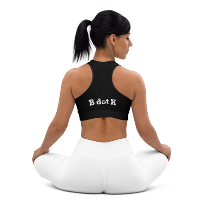 Padded sports Top -  B dot K black/white