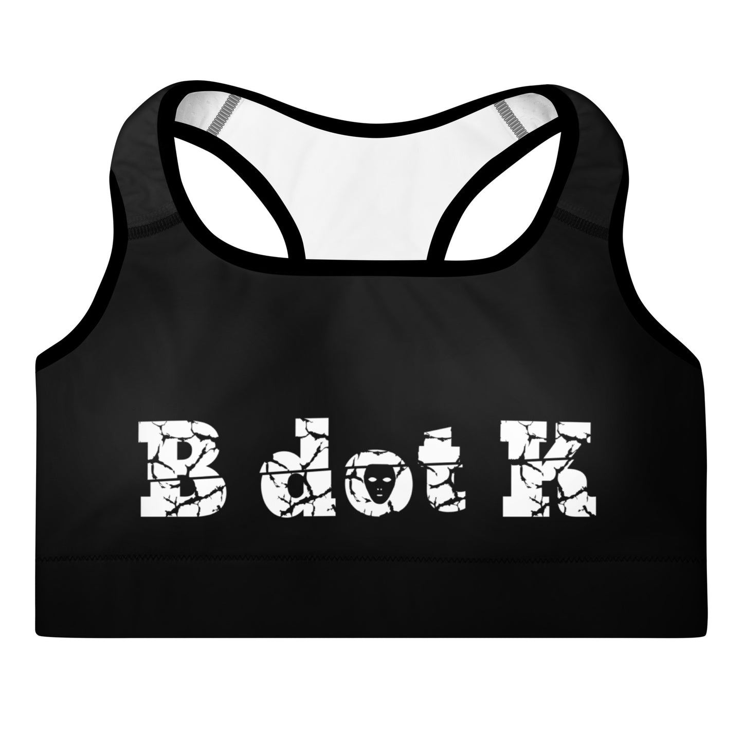 Padded sports Top -  B dot K black/white