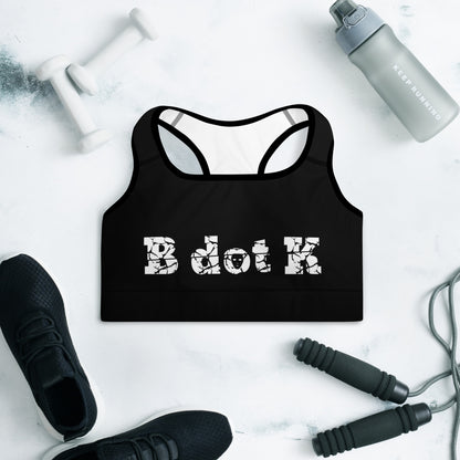 Padded sports Top -  B dot K black/white