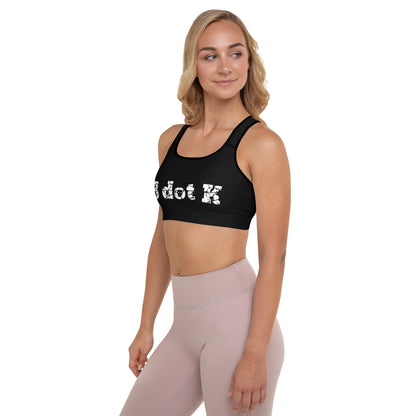 Padded sports Top -  B dot K black/white