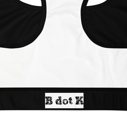 Padded sports Top -  B dot K black/white