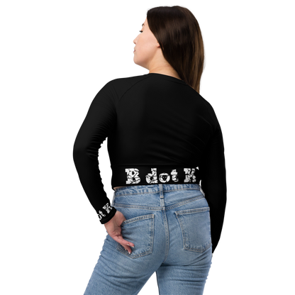 Crop-Top long-sleeve Sound - B dot K black