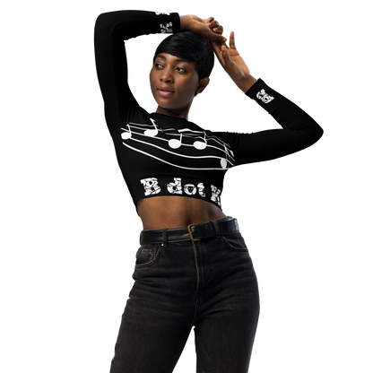 Crop-Top long-sleeve Sound - B dot K black