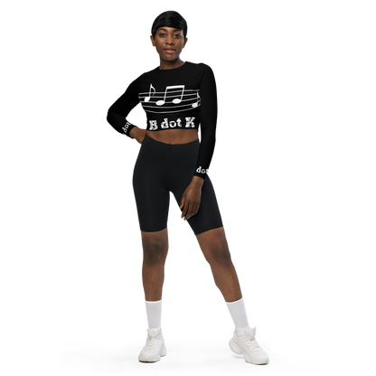 Crop-Top long-sleeve Sound - B dot K black
