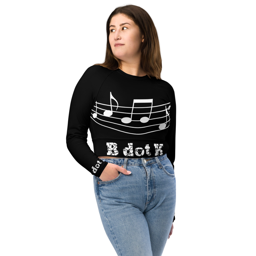 Crop-Top long-sleeve Sound - B dot K black