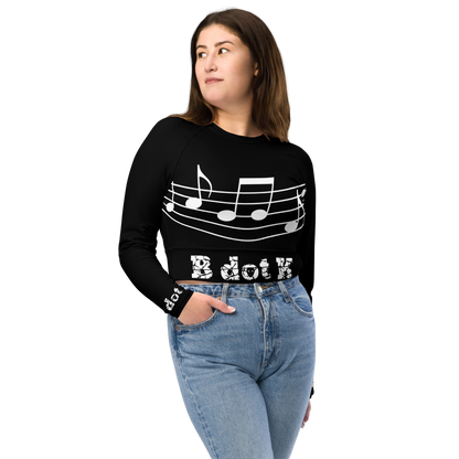 Crop-Top long-sleeve Sound - B dot K black