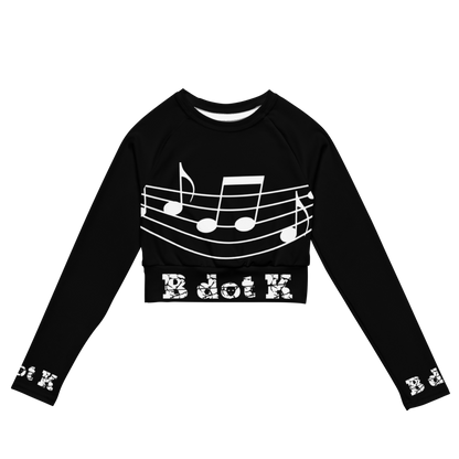 Crop-Top long-sleeve Sound - B dot K black